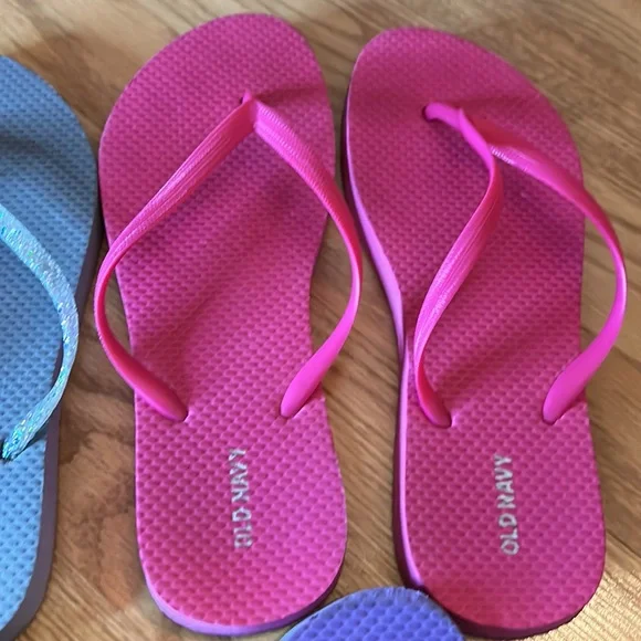 COPY - Old Navy flip flops 7 pairs size 7 GUC some new - Picture 4 of 8